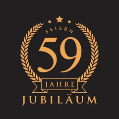 Fototapeta premium Jubiläum GOLD