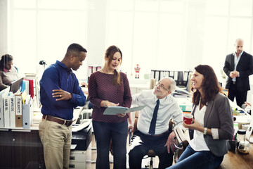 Business Team Working Office Worker Concept