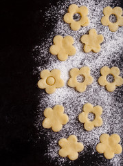 baking delicious homemade vanilla cookies