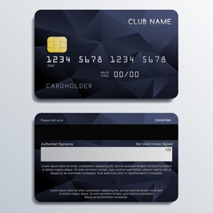 Set of Premium Credit Cards: Vector Illustration - 100925793
