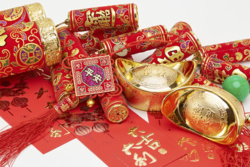 Assorted chinese new year decorations