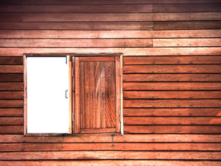 wood window wall orange