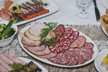 The sausage slices in the dish 5074.
