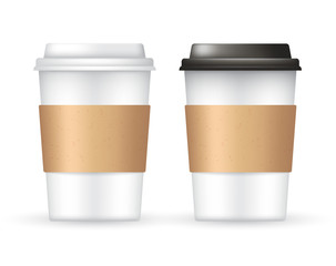 Coffee Cup Template : Vector Illustration