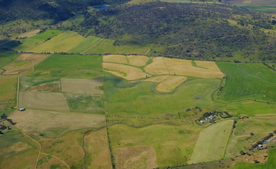 Aerial view of Farmland