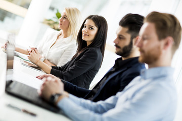 Young people in the office