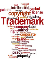 Trademark, word cloud concept 8