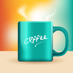 Mug Template : Vector Illustration