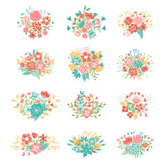 Wedding vintage elements collection