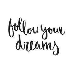 Hand drawn lettering poster