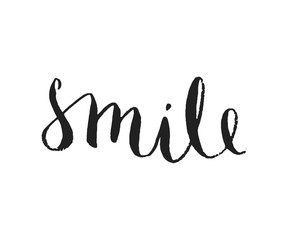 Hand drawn lettering poster