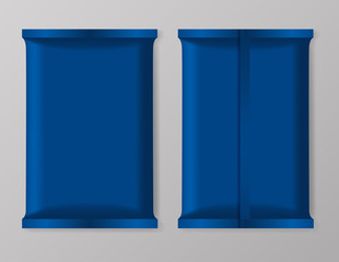 Set of Snack Foil Packaging : Vector Illustration