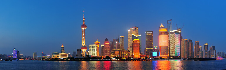 Shanghai at night
