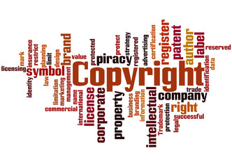 Copyright, word cloud concept 5