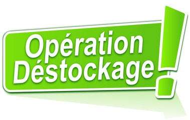 op&eacute;ration d&eacute;stockage sur &eacute;tiquette verte