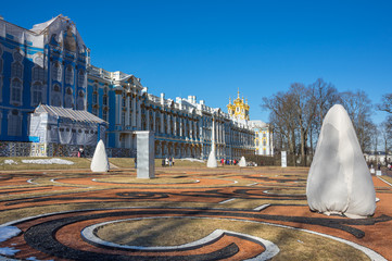 Catherine palace in Pushkin