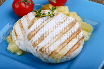 Grilled camembert