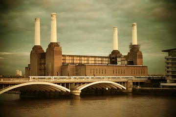 Poster Battersea Power Station Londen © rabbit75_fot