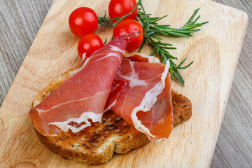 Jamon tapas