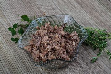 Canned tuna