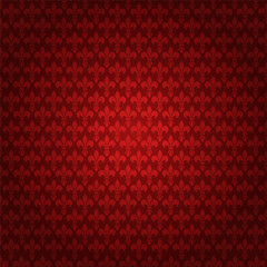 Red background with heraldic lily