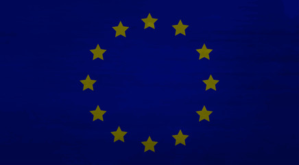 EU flag dirty