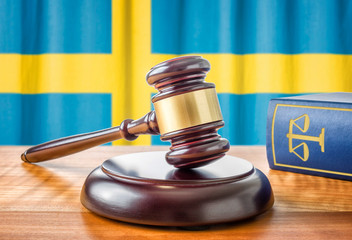 Richterhammer und Gesetzbuch - Schweden