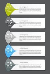 Fototapeta premium Infographic Design Elements for Your Business Vector Illustration