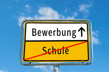 Ortstafel Bewerbung/Schule