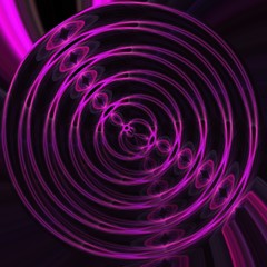 Abstract floral fractal sphere