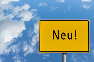 Neu! Ortstafel
