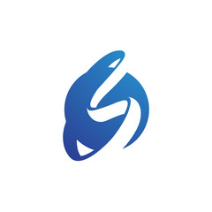 Global Letter S Logo