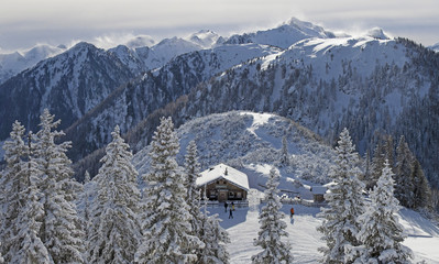 Fototapeta premium Winterzauber auf der Hochwurzen