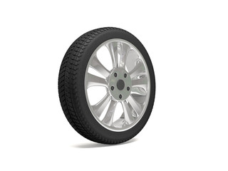 Obraz premium Car wheel 3d rendering