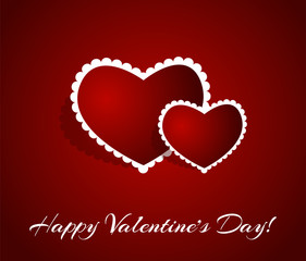 valentines day vintage lettering background