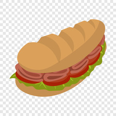 Cartoon submarine sandwich