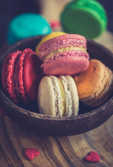 Sweet macaroon cookies
