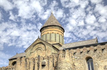 Fototapeta na wymiar Svetitskhoveli (Living Pillar Cathedral). Mtskheta, Georgia.
