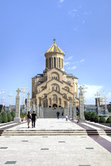 Holy Trinity Cathedral (Tsminda Sameba). Tbilisi, Georgia