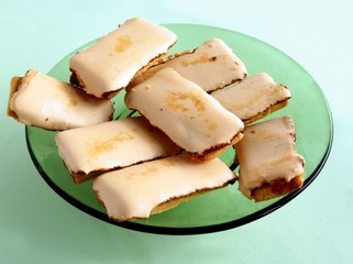 tasty iced cookies called 