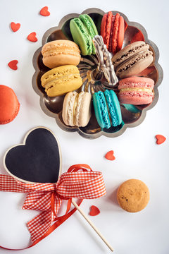 Macaroons and heart