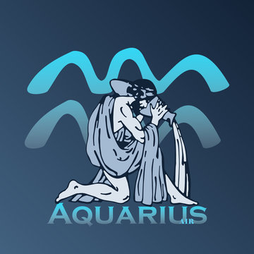 Sign of the zodiac - aquarius