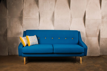 Blue sofa