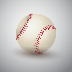 Baseball Isolated On Background : Vector Illustration
