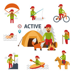 Active infographic elements