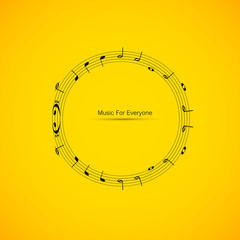 Sheet music easy editable