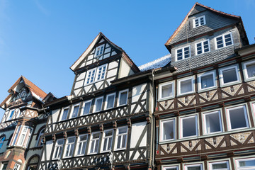 Fototapeta premium Fachwerkhauser in Hann Münden