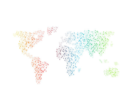 World color map, easy editable