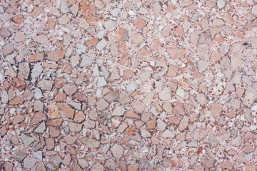 Background surface of terrazzo floor.
