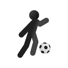 Fototapeta na wymiar Football soccer isometric 3d icon
